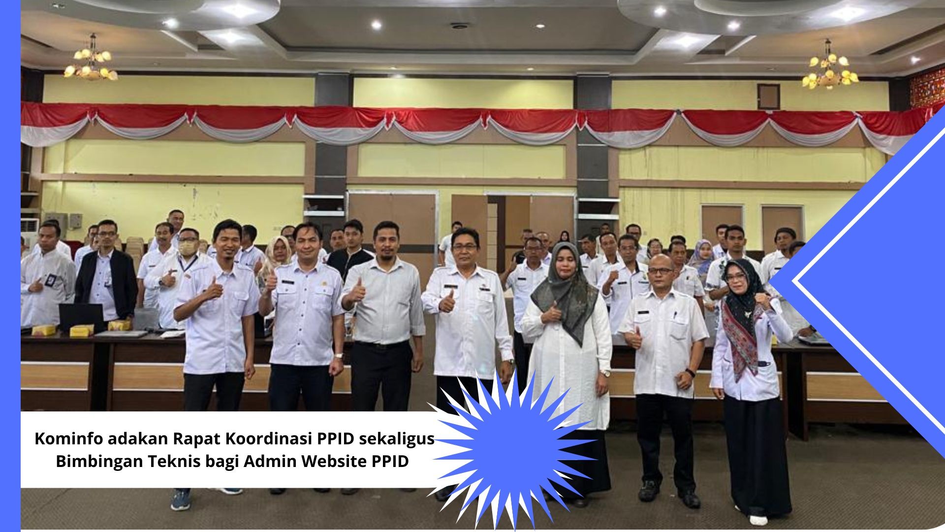 Kominfo adakan Rapat Koordinasi PPID sekaligus Bimbingan Teknis bagi Admin Website PPID