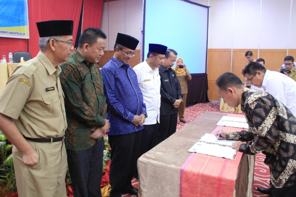 Kabupaten Solok laksanakan Perjanjian Kerjasama Teknis dengan BSRE