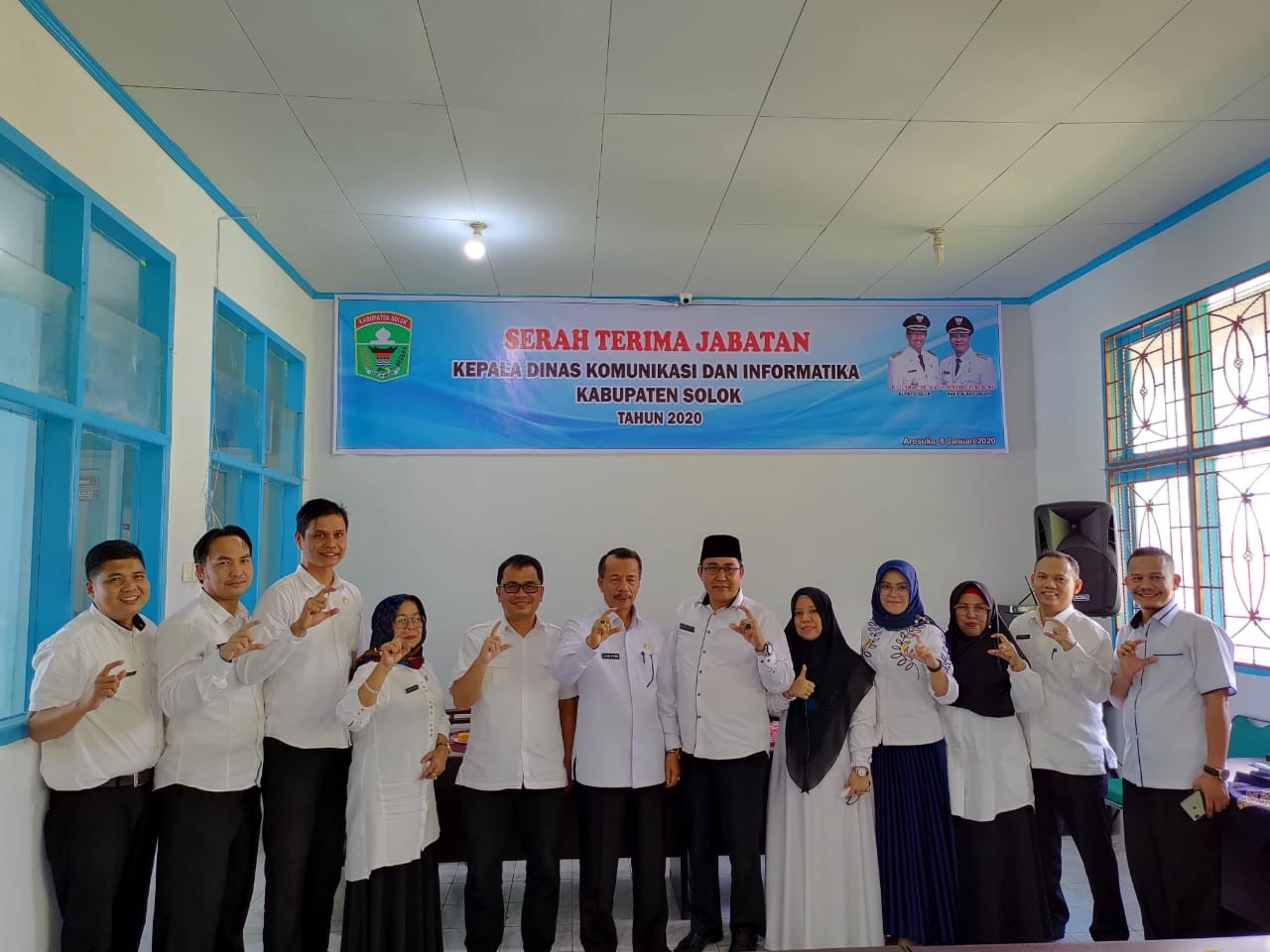 Serah Terima Jabatan Kepala Dinas Kominfo Kabupaten Solok