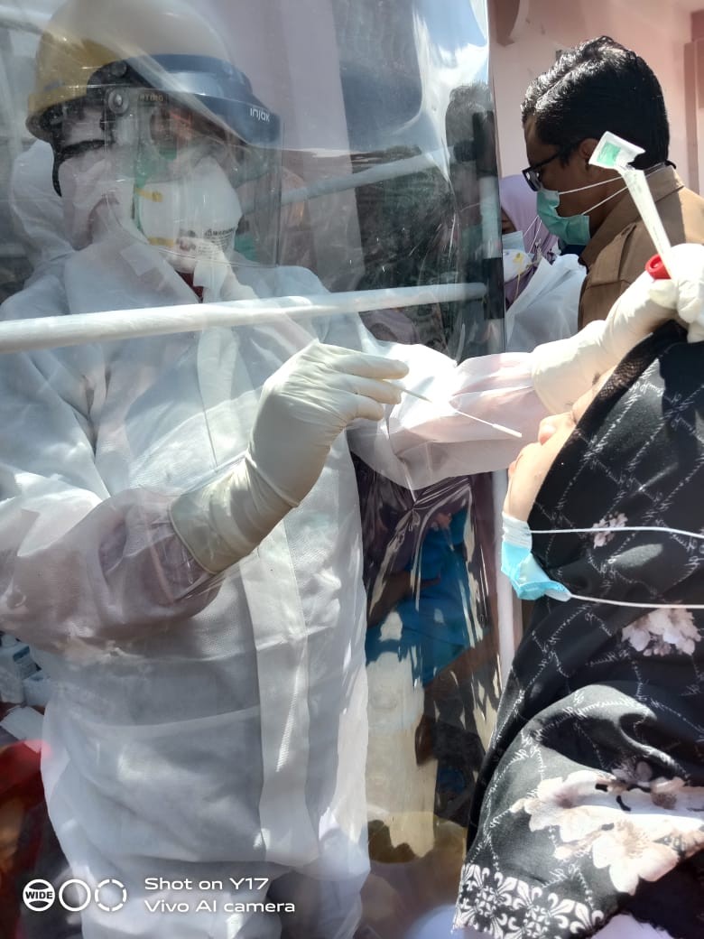Tekan Angka PR Covid-19, Dinas Kominfo Ajak Masyarakat Lakukan Swab Test