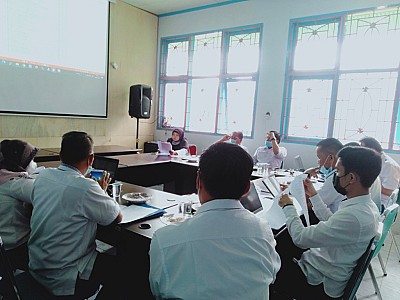 Rapat Pembahasan Dan Penyiapan Bukti Pencapaian Indikator SPBE 2021